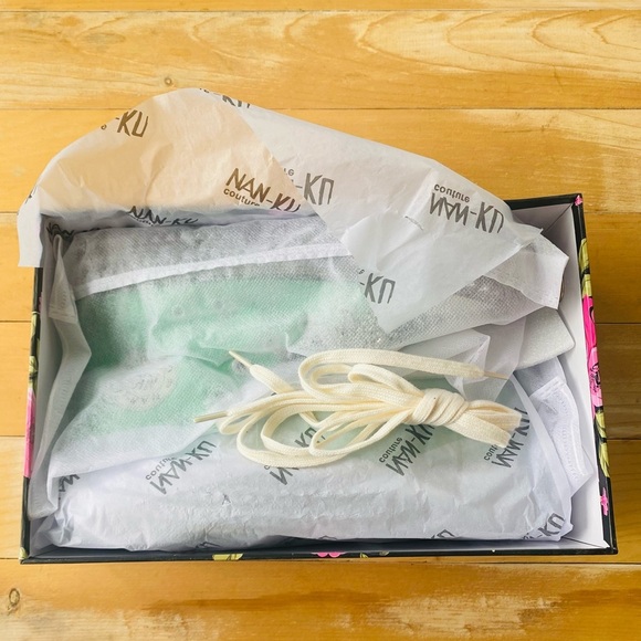 Free People Nan-Ku Couture Cruise Studded High Top Sneakers Size 38 / US 8 NEW - Picture 7 of 17